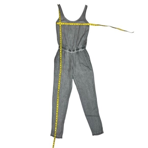 Anthropologie Cloth & Stone Gray Washed Sleeveless Tank Jumpsuit Size XS - Picture 9 of 11